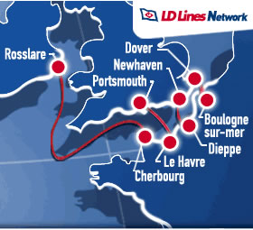 LD Ferry Routes